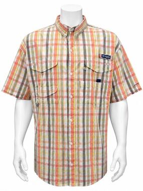 Columbia PFG Sportswear Omni Shade Super Bonehead Vented Fishing Shirt XXL 2TG